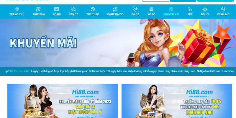 Khuyến mãi Hi88 được hiểu như thế nào?